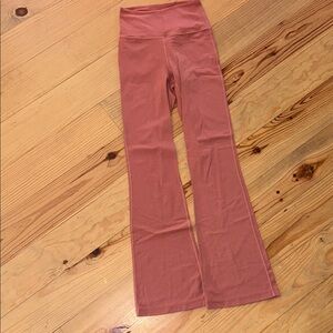lululemon athletica Pink Flared Leggings